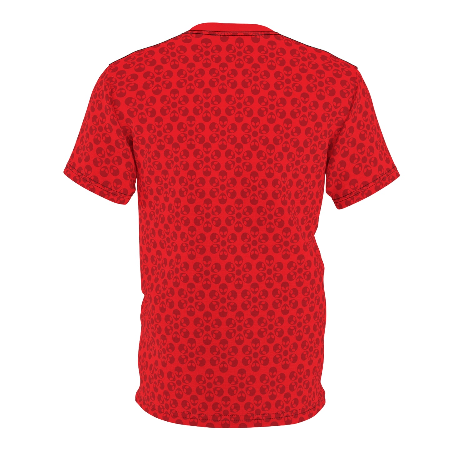 Stylish Floral Print Tee Casual Unisex TShirt Gift for Her/Him Summer Fashion Birthday Gift Everyday Wear Trendy Apparel Alien Flowers Red