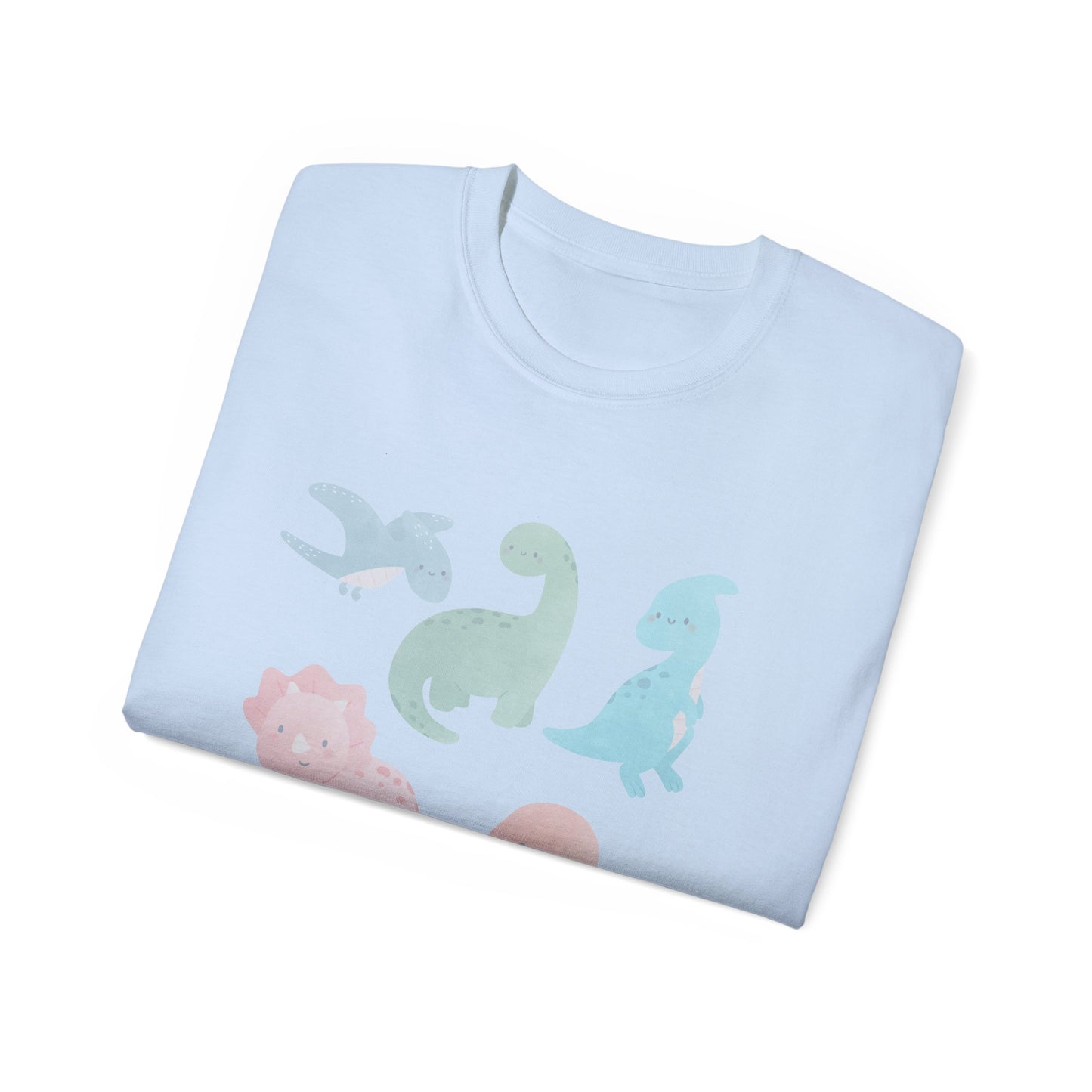 Adorable Dinosaur Graphic Tee - Cute Dino Shirt, Kids Gift, Dinosaur Lovers Apparel, Unisex Casual Wear, Fun Birthday Present