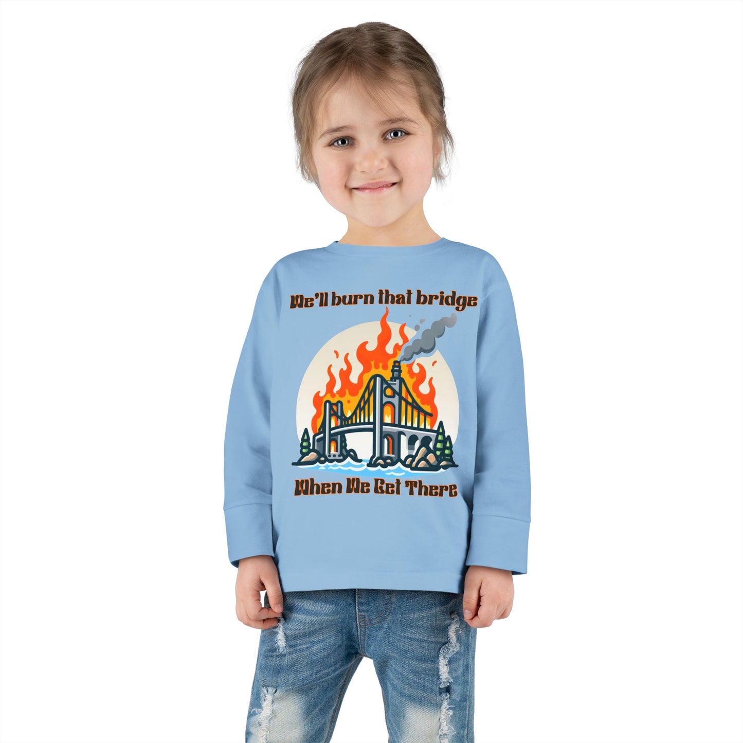 Funny Toddler Long Sleeve Tee - Kids Graphic Shirt, Cute Gift for Birthdays, Playtime, Celebrations, Everyday Wear