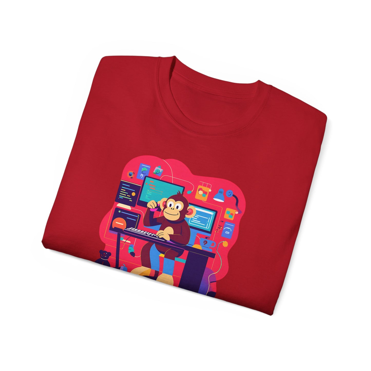 Playful Graphic Tee, Fun Casual Wear, Unique Gift for Gamers, Creative Illustration T-Shirt, Unisex Cotton Shirt, Birthday Present, [...]