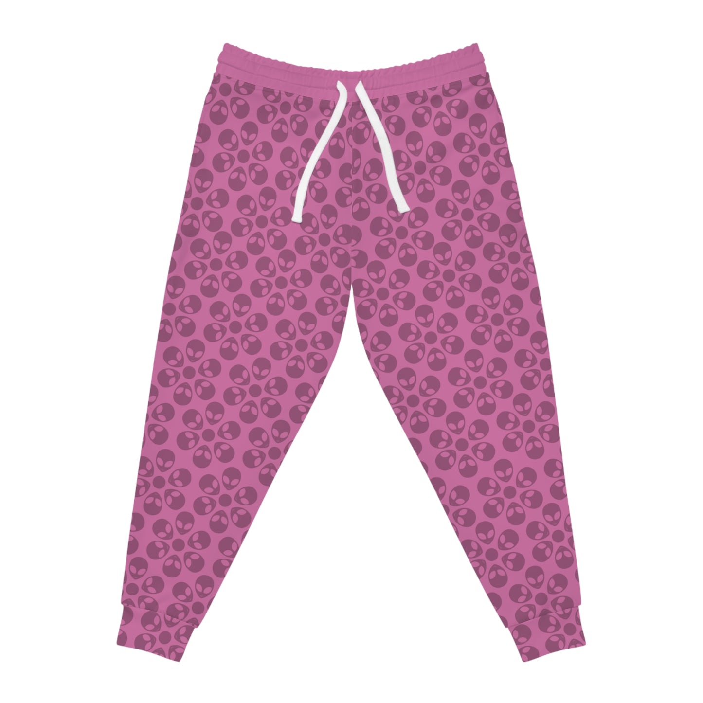Stylish Floral Athletic Joggers Trendy Joggers Comfortable Workout Pants Casual Loungewear Gifts for Fitness Lovers Alien Flowers Light Pink
