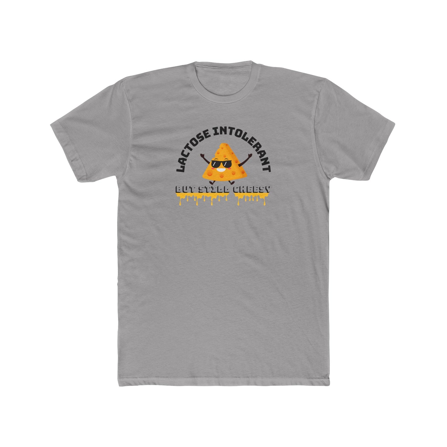 Lactose Intolerant Crew Tee, Funny T-Shirt, Gift for Dairy-Free Friends, Humor Apparel, Food Lover Shirt, Meme T-Shirt
