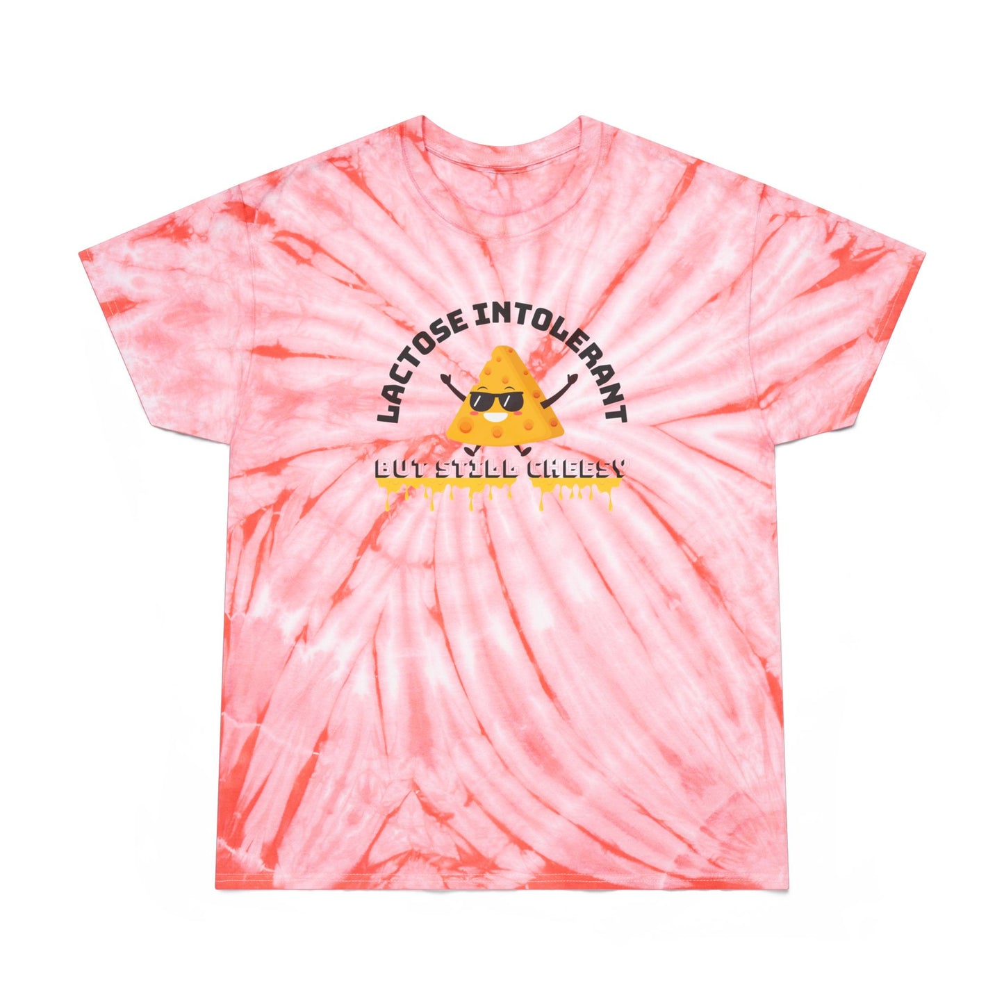 Lactose Intolerant Tie-Dye Tee, Fun and Vibrant Yellow T-Shirt for Food Lovers, Perfect Gift for Dairy-Free Friends, Summer Vibes, [...]