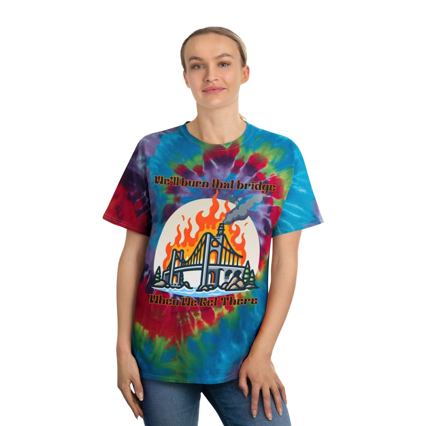 Spiral Tie-Dye Tee - Fun-Casual Shirt for Creative Souls, Vibrant Summer Style, Great for Festivals, Parties, and Chill Days
