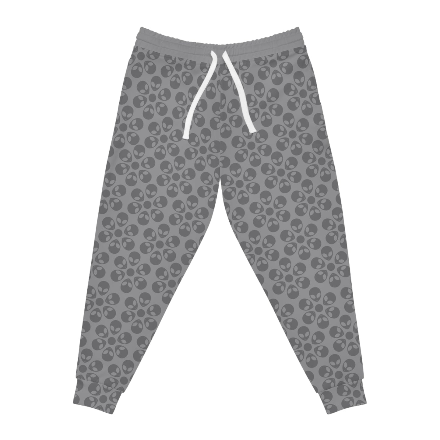 Stylish Floral Athletic Joggers Trendy Joggers Comfortable Workout Pants Casual Loungewear Gifts for Fitness Lovers Alien Flowers Grey