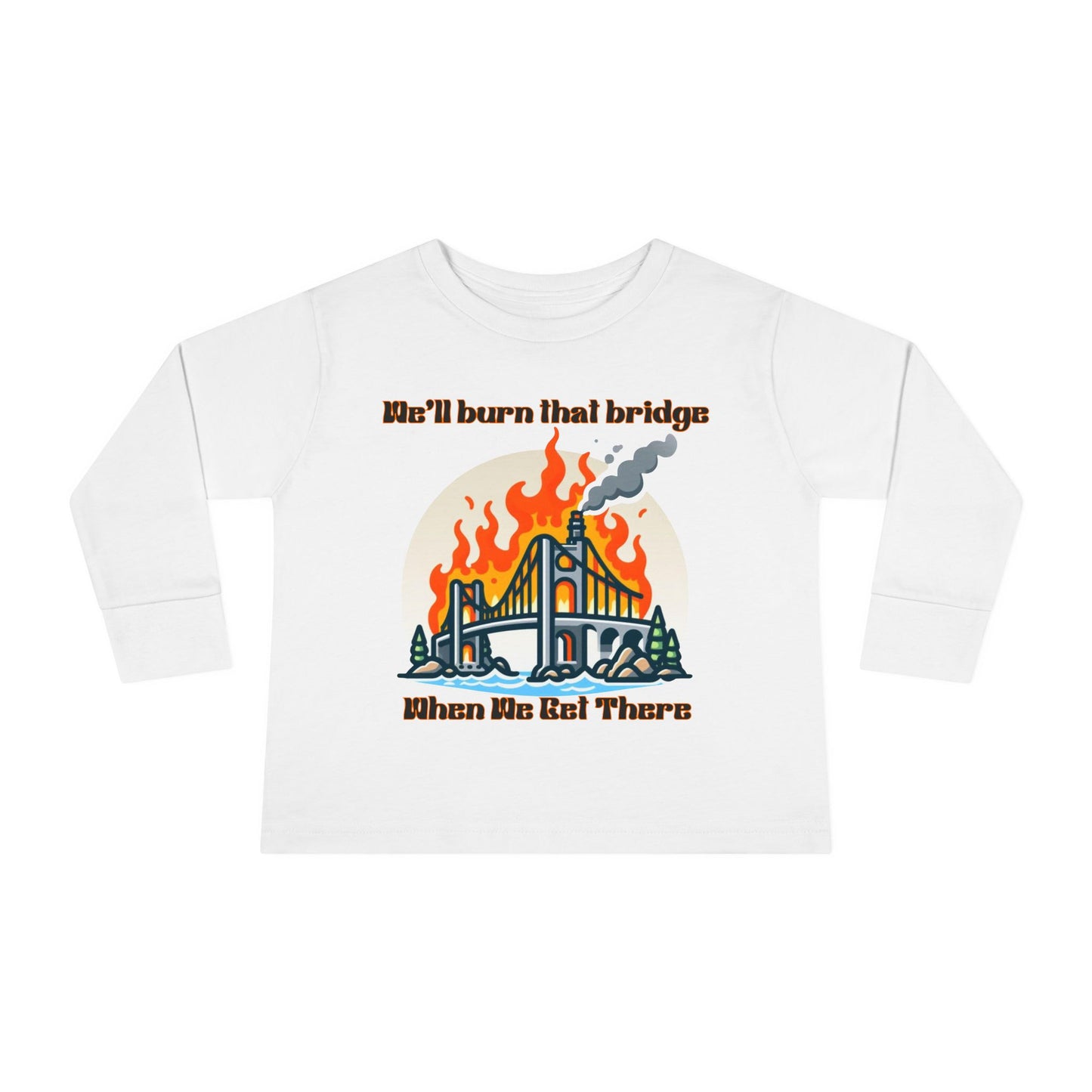 Funny Toddler Long Sleeve Tee - Kids Graphic Shirt, Cute Gift for Birthdays, Playtime, Celebrations, Everyday Wear