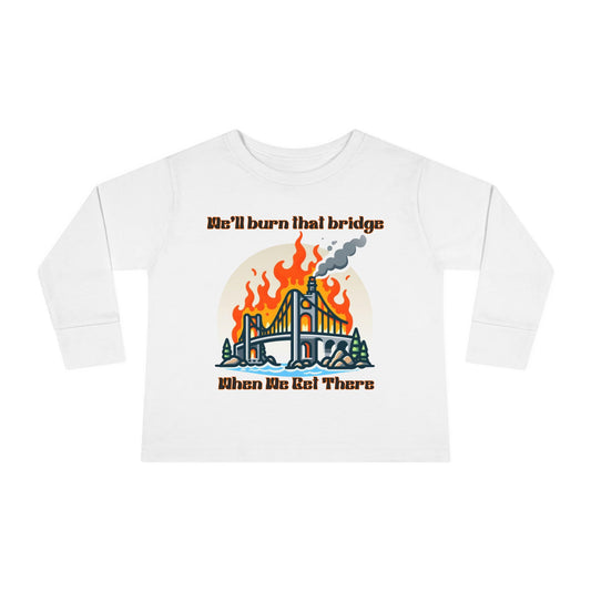 Funny Toddler Long Sleeve Tee - Kids Graphic Shirt, Cute Gift for Birthdays, Playtime, Celebrations, Everyday Wear