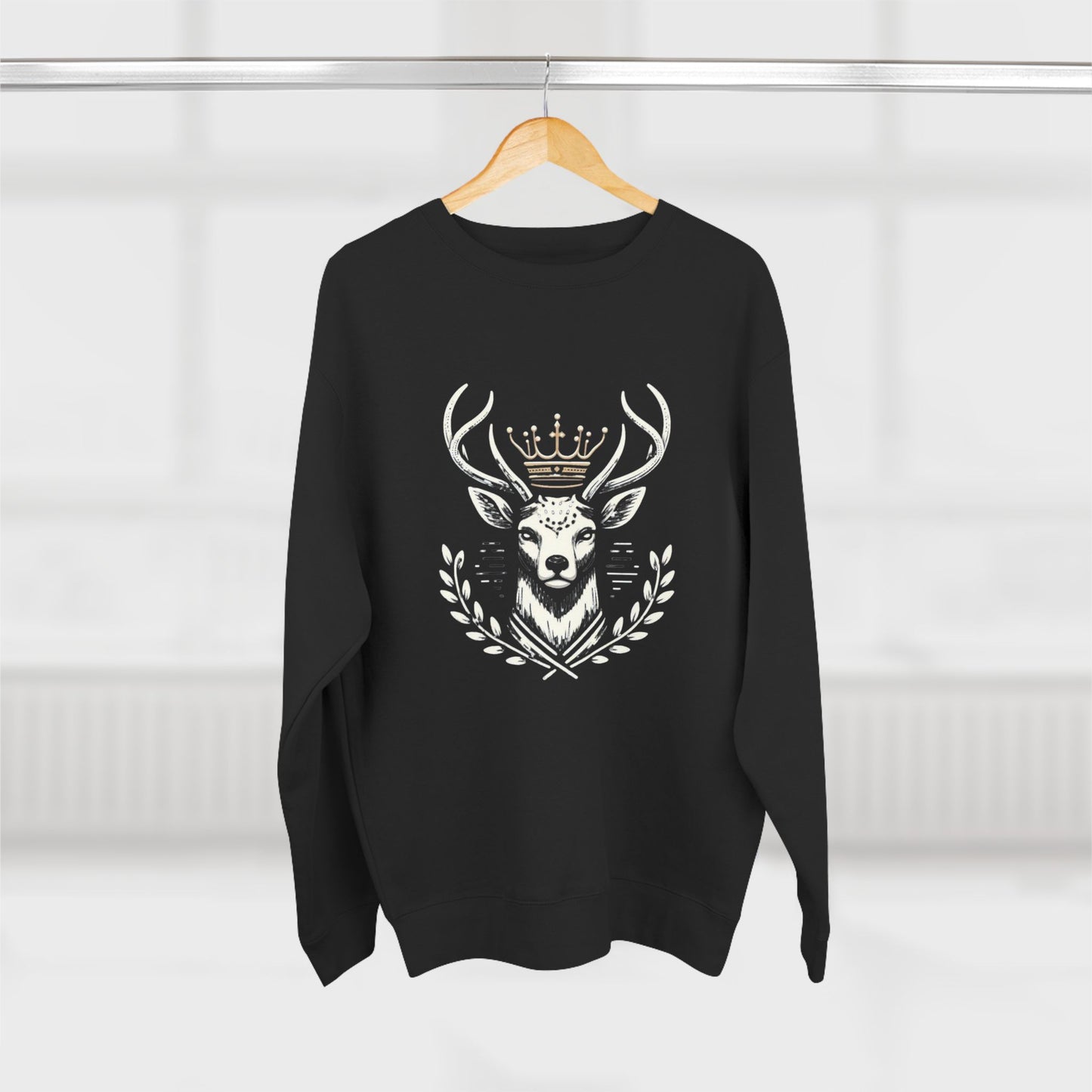 Majestic Deer Unisex Crewneck Sweatshirt – Cozy and Stylish for Nature Lovers - Oh Deer Lord