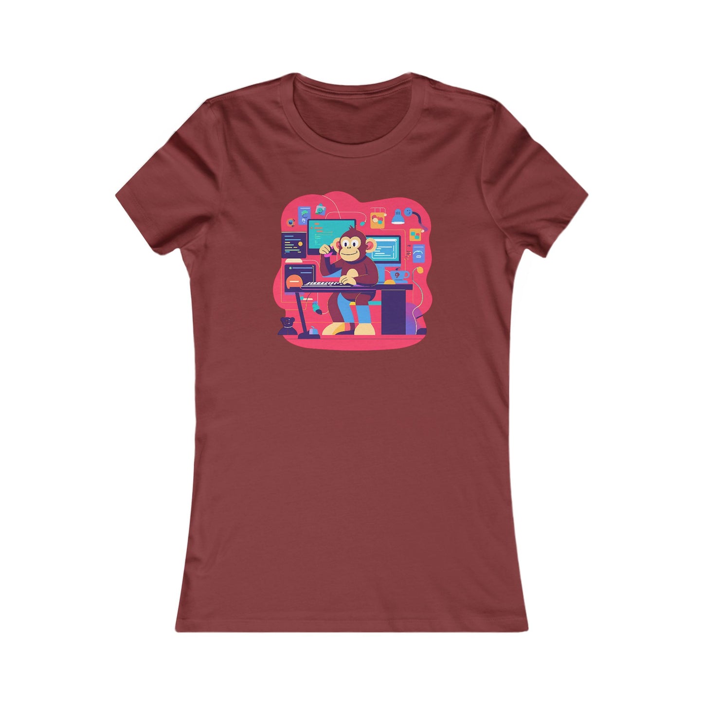 Cute Graphic Tee, Retro Office Vibe Shirt, Gift for Students, Casual Workwear, Fun Weekend Top, Art Lover Apparel