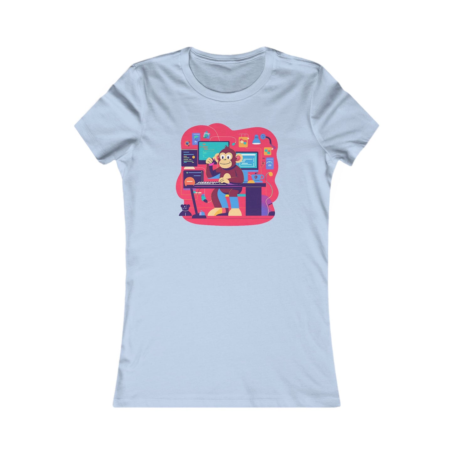 Cute Graphic Tee, Retro Office Vibe Shirt, Gift for Students, Casual Workwear, Fun Weekend Top, Art Lover Apparel