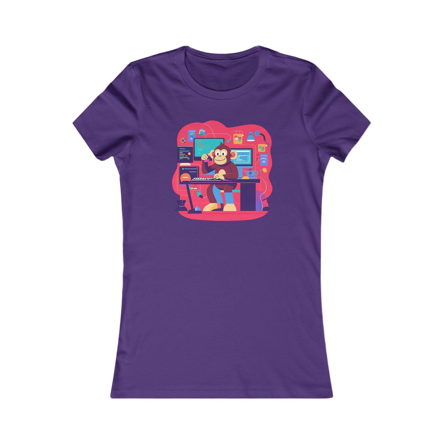 Cute Graphic Tee, Retro Office Vibe Shirt, Gift for Students, Casual Workwear, Fun Weekend Top, Art Lover Apparel