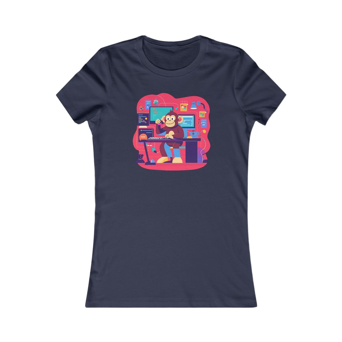 Cute Graphic Tee, Retro Office Vibe Shirt, Gift for Students, Casual Workwear, Fun Weekend Top, Art Lover Apparel