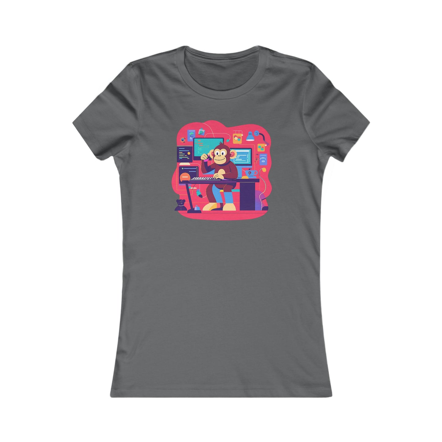 Cute Graphic Tee, Retro Office Vibe Shirt, Gift for Students, Casual Workwear, Fun Weekend Top, Art Lover Apparel