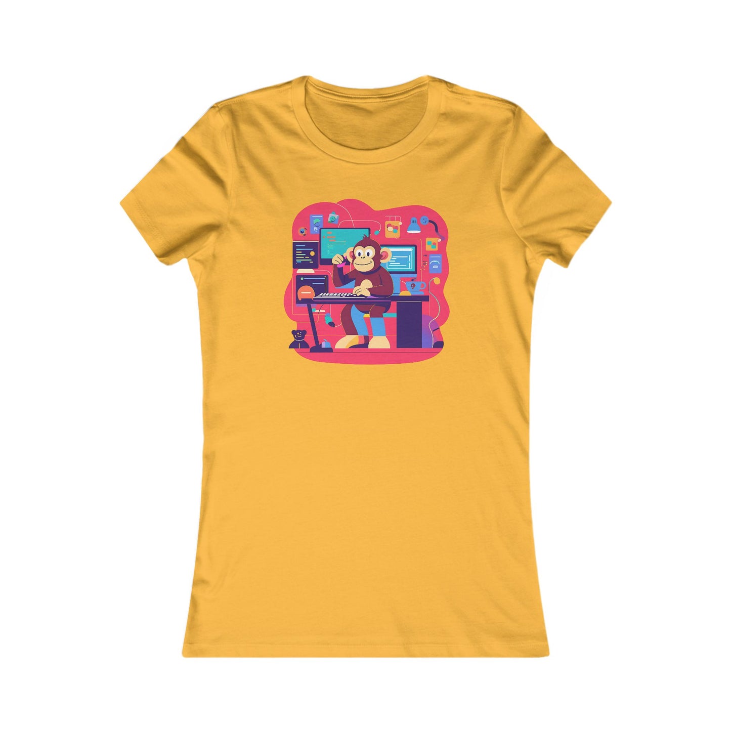 Cute Graphic Tee, Retro Office Vibe Shirt, Gift for Students, Casual Workwear, Fun Weekend Top, Art Lover Apparel
