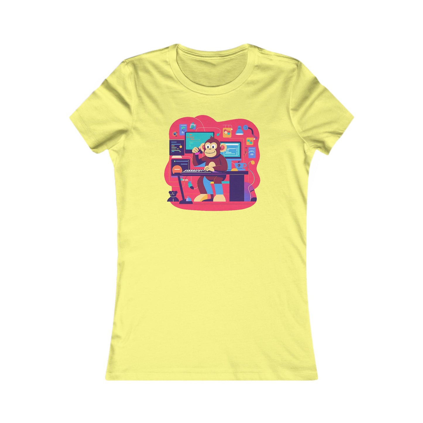 Cute Graphic Tee, Retro Office Vibe Shirt, Gift for Students, Casual Workwear, Fun Weekend Top, Art Lover Apparel