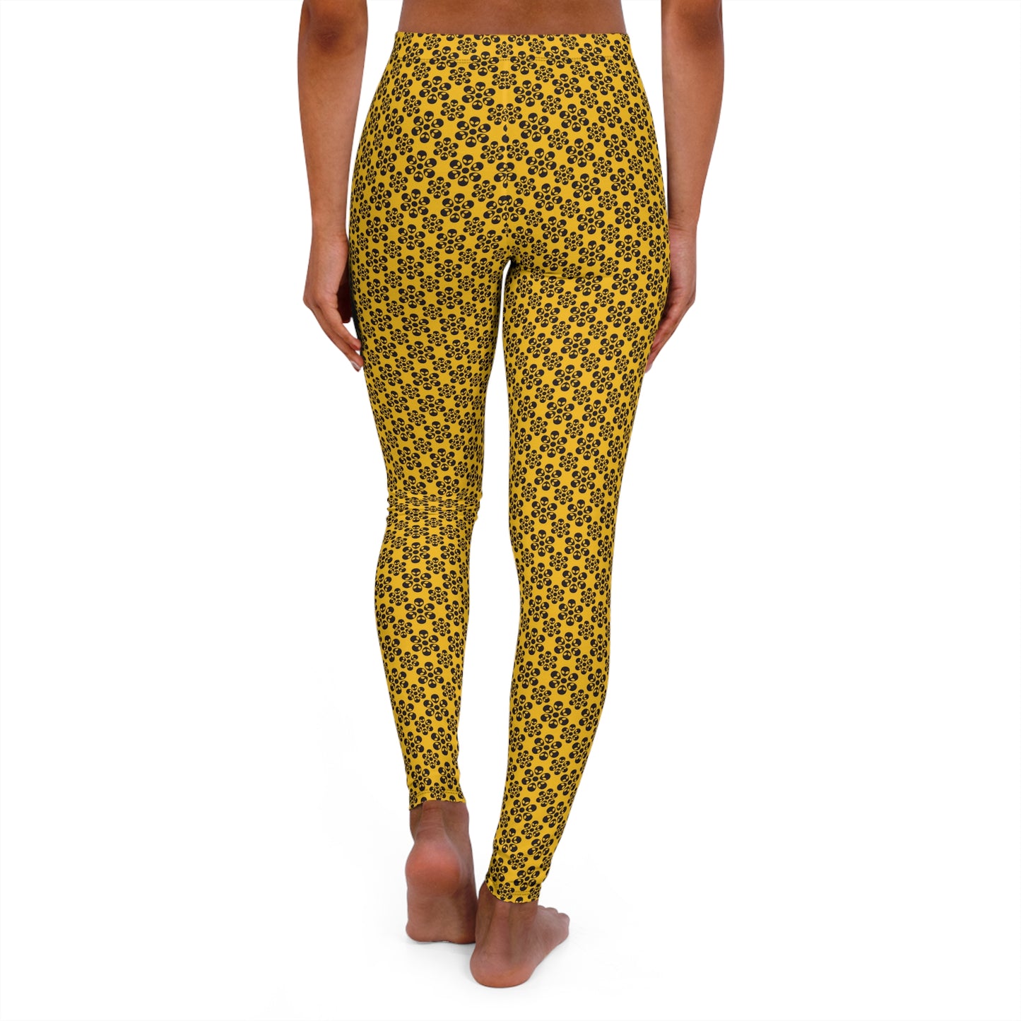 Alien Leggings - Yellow