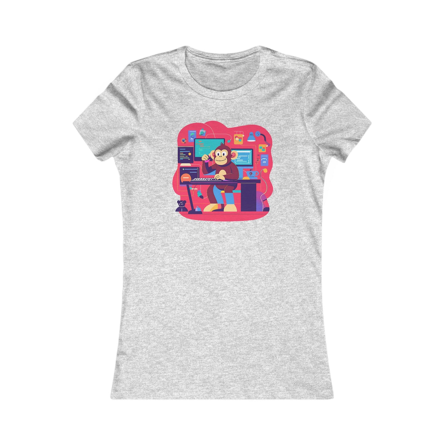 Cute Graphic Tee, Retro Office Vibe Shirt, Gift for Students, Casual Workwear, Fun Weekend Top, Art Lover Apparel