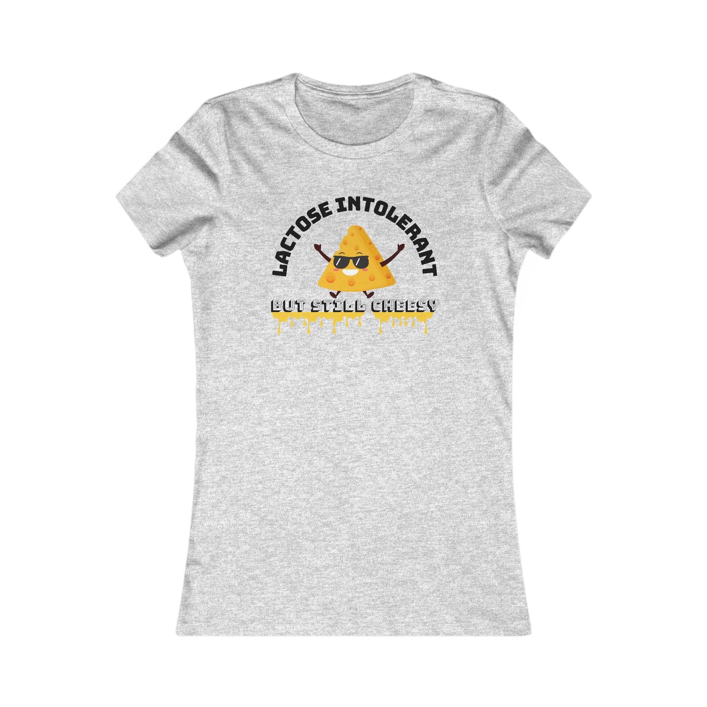 Lactose Intolerant Humor Tee, Funny T-Shirt, Gift for Food Lovers, Quirky Women's Shirt, Everyday Wear, Birthday Present