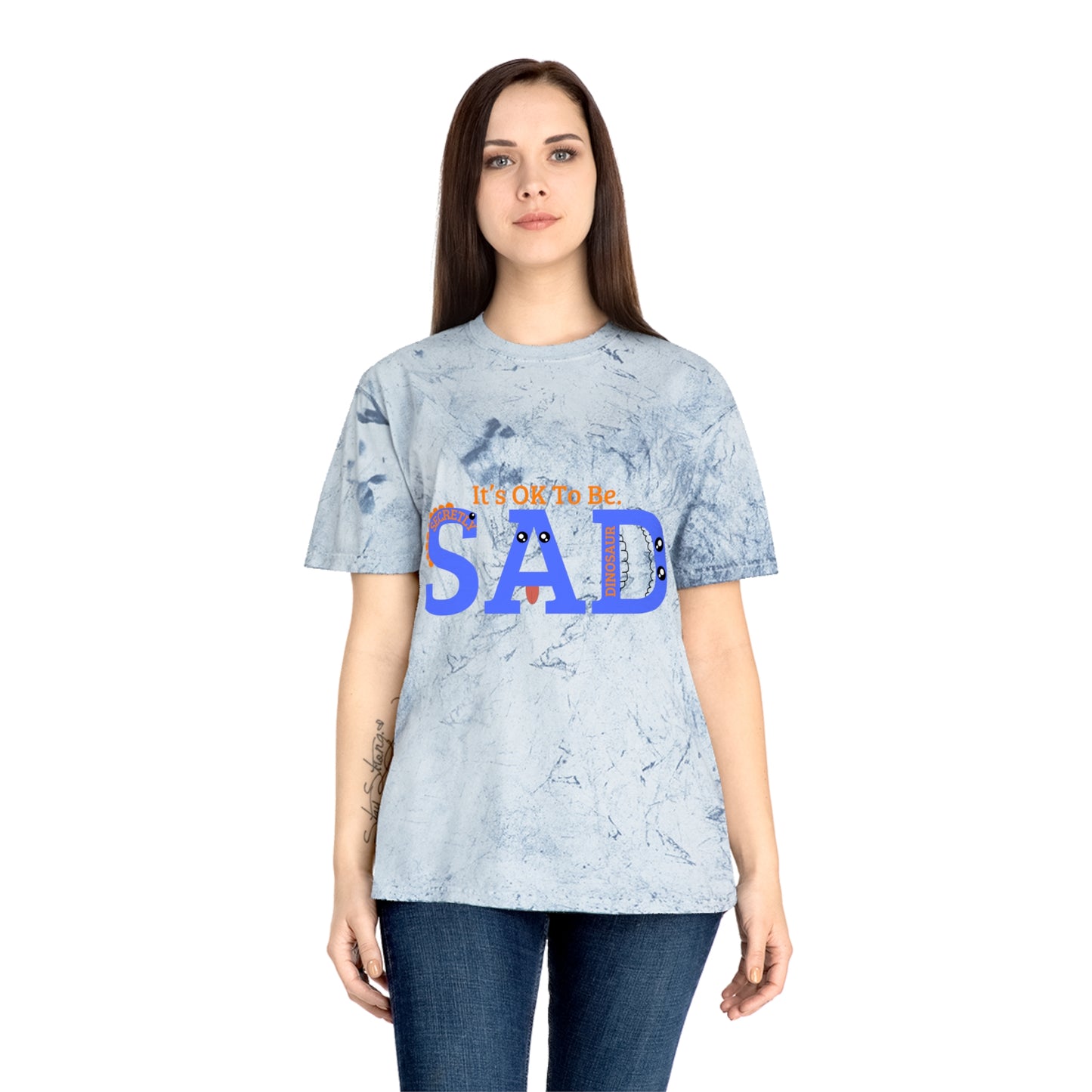 Unisex Color Blast T-Shirt, Comfort Tee, Mental Health Awareness Shirt, Casual Wear, Gift for Friends, Self-Care Fashion
