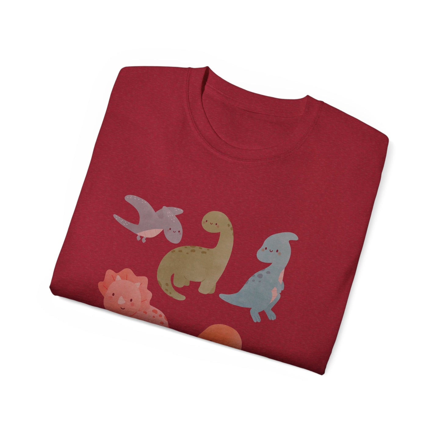Adorable Dinosaur Graphic Tee - Cute Dino Shirt, Kids Gift, Dinosaur Lovers Apparel, Unisex Casual Wear, Fun Birthday Present