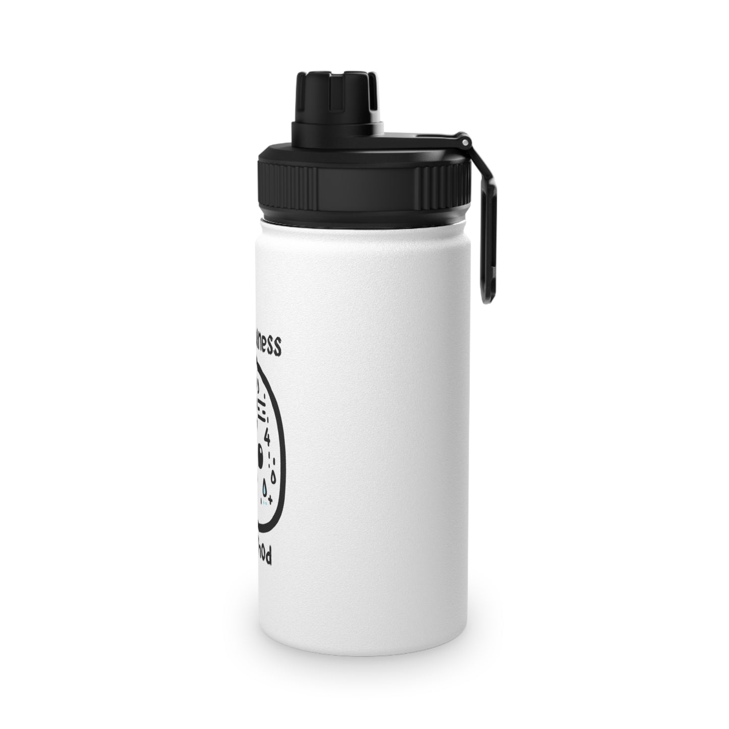 Funny Motivational Stainless Steel Water Bottle - "There’s Madness In My Method" - Ideal for Athletes & Fitness Enthusiasts