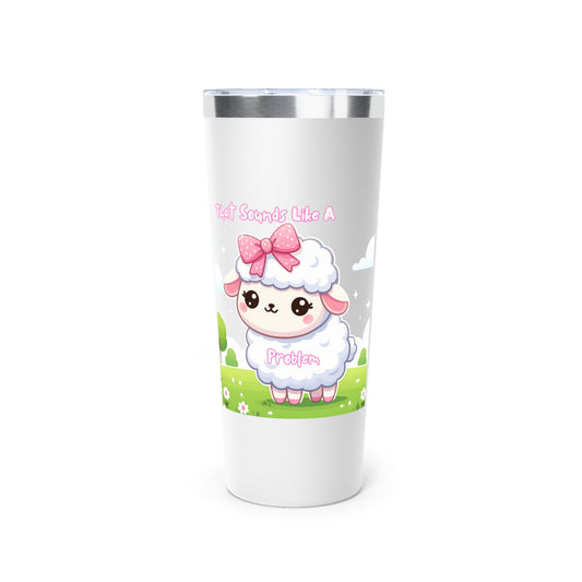 Cute Sheep Tumbler - Insulated Drinkware for Tea & Coffee Lovers, Travel Mug, Gift for Animal Lovers, Birthday Party, Everyday Use