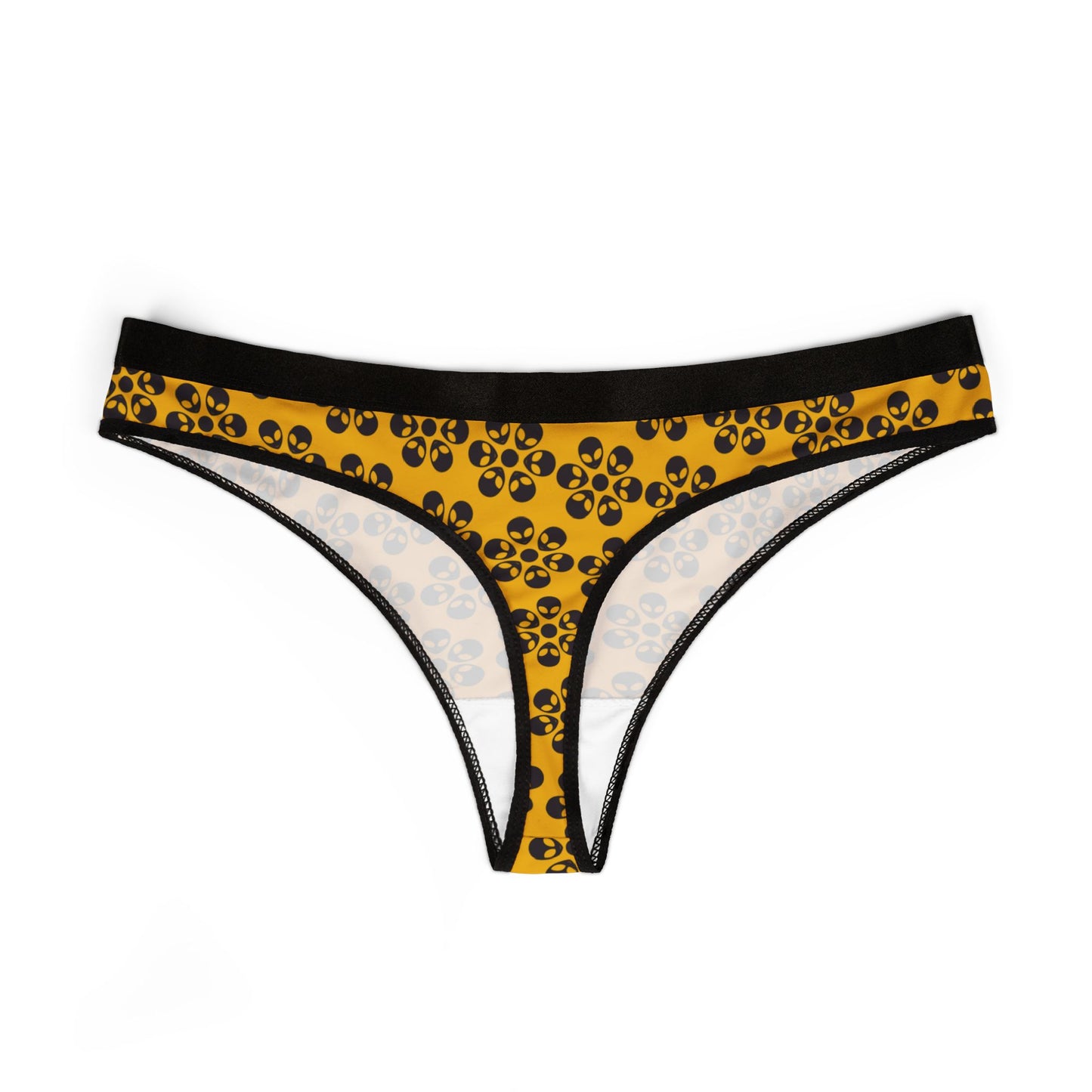 Alien Floral Thong - Yellow