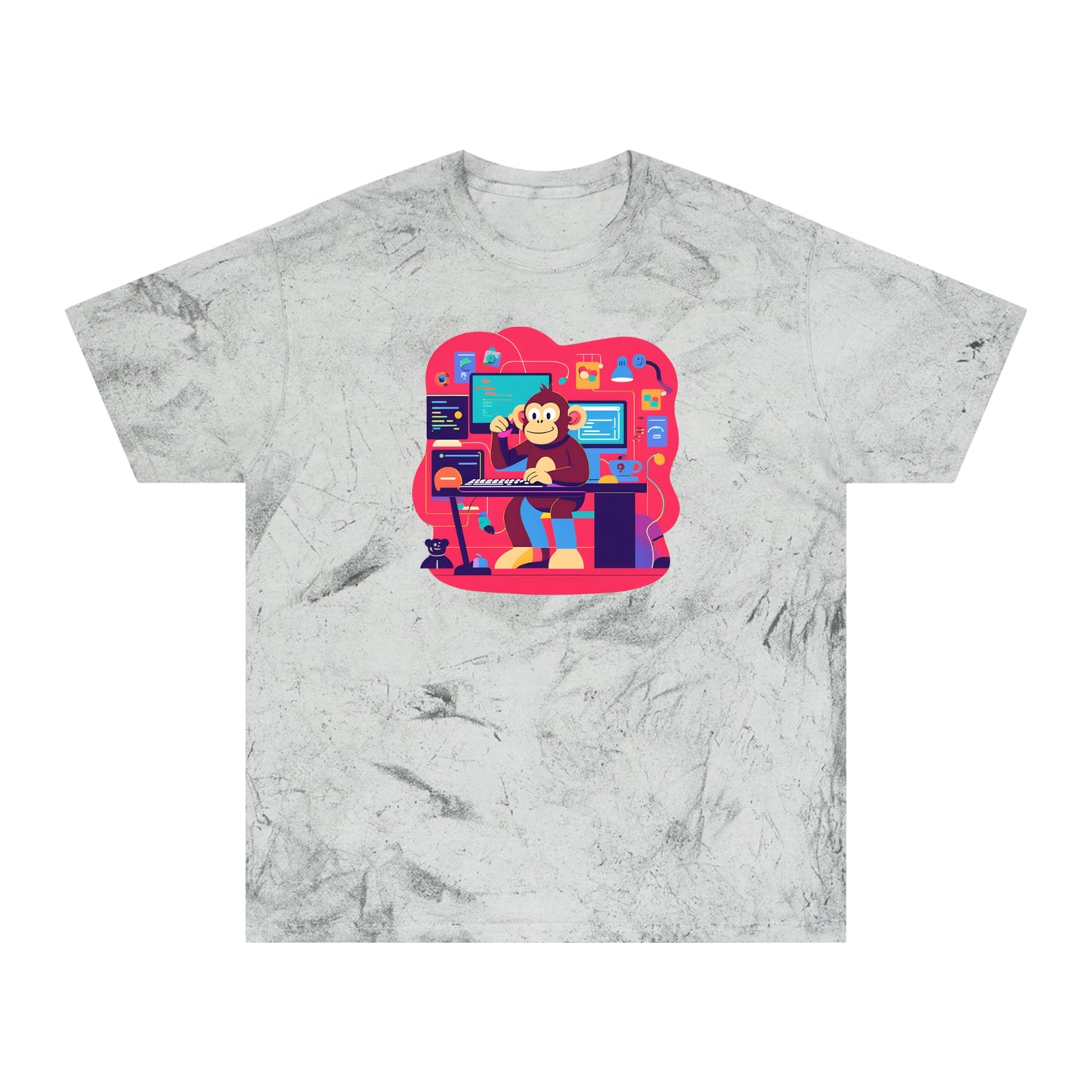 Colorful Gamer T-Shirt | Unisex T-Shirt for Tech Lovers, Video Game Merch, Fun Casual Wear, Unique Gift for Gamers