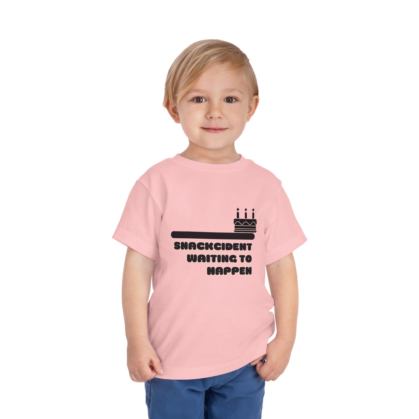 Toddler Birthday Tee - Shackcident Waiting to Happen, Cute Kids Shirt, Fun Party Outfit, Gift for Birthdays, Playful Toddler Apparel