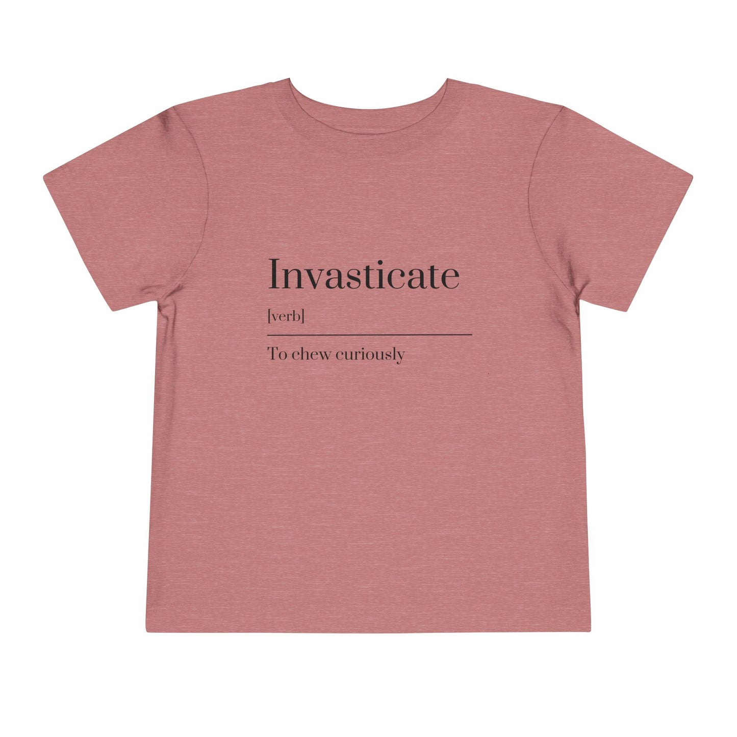 Curious Toddler Tee - Cute Short Sleeve Shirt, Kids Gift, Playful T-Shirt, Educational Apparel, Toddler Clothes