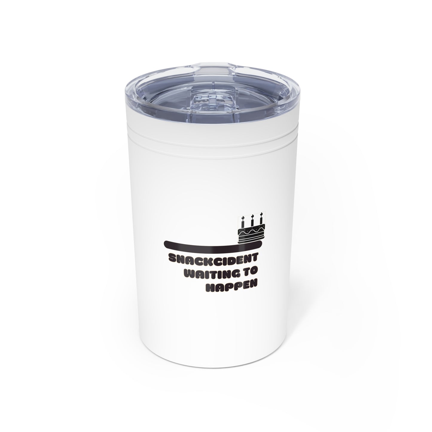 Funny Snackcident Tumbler, Insulated Coffee Cup for Adventurers, Birthday Gift, Humor Mug, Travel-Friendly Drinkware