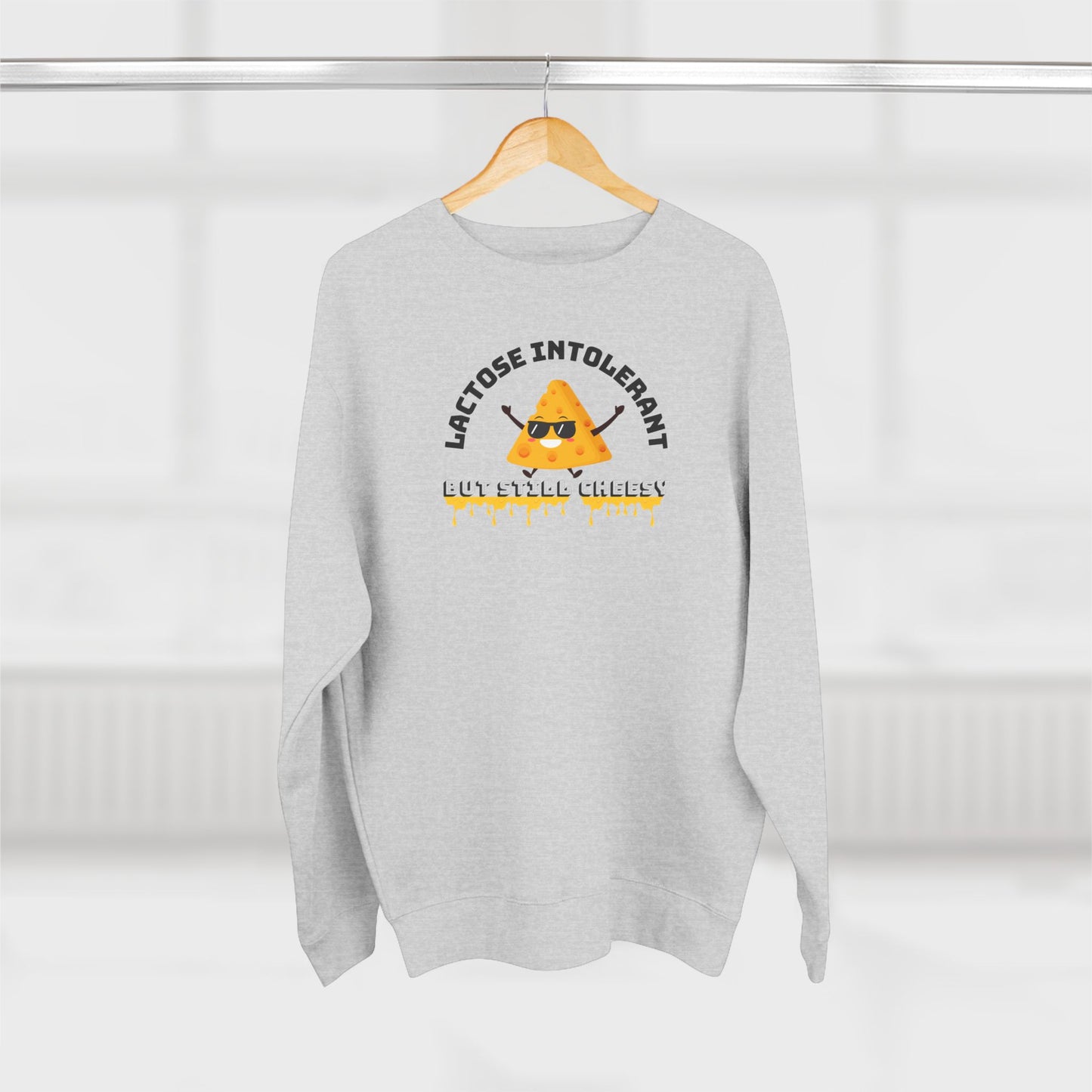 Lactose Intolerant Crewneck Sweatshirt, Humor Gift for Foodies, Cute Sweater for Dairy Lovers, Funny Apparel for Birthdays, Cozy Gift [...]