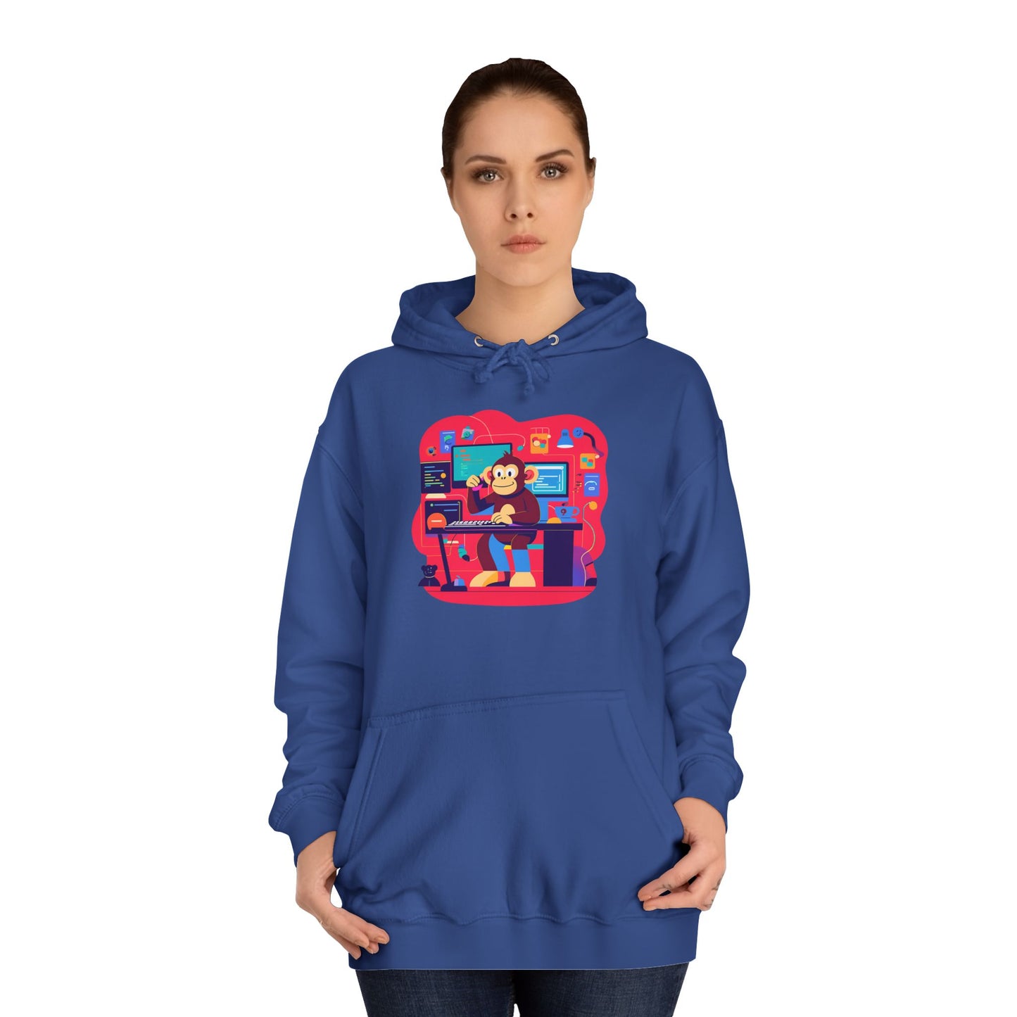 Colorful College Hoodie, Unisex Sweatshirt, School Spirit Wear, Gift for Students, Cozy Campus Apparel, College Graduation Gift