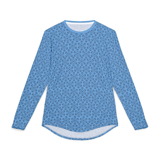Mens UV Protection Long Sleeve Shirt  Alien Flowers Light Blue