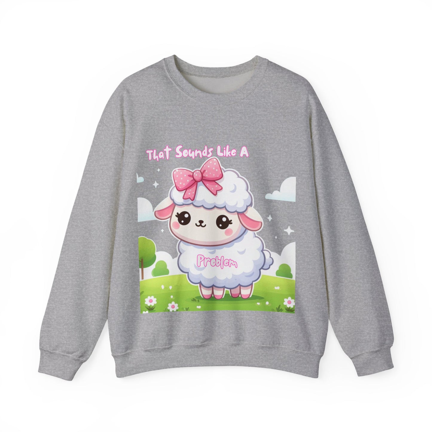 Ewe Problem - Unisex Heavy Blend™ Crewneck Sweatshirt