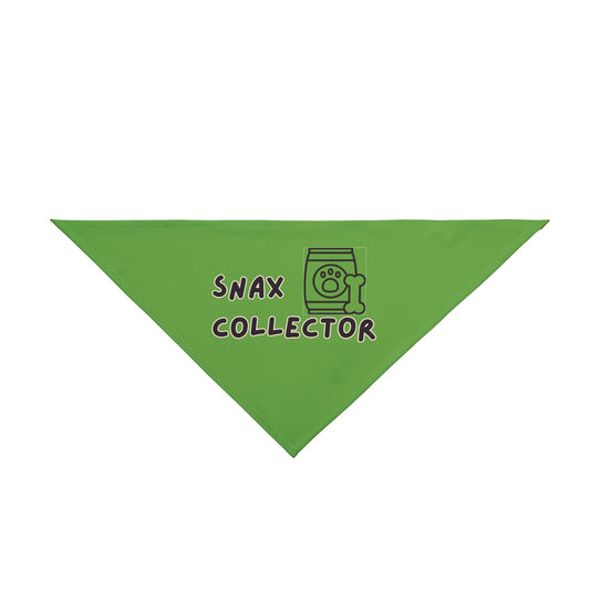 Snax Collector - Pet Bandana - Green