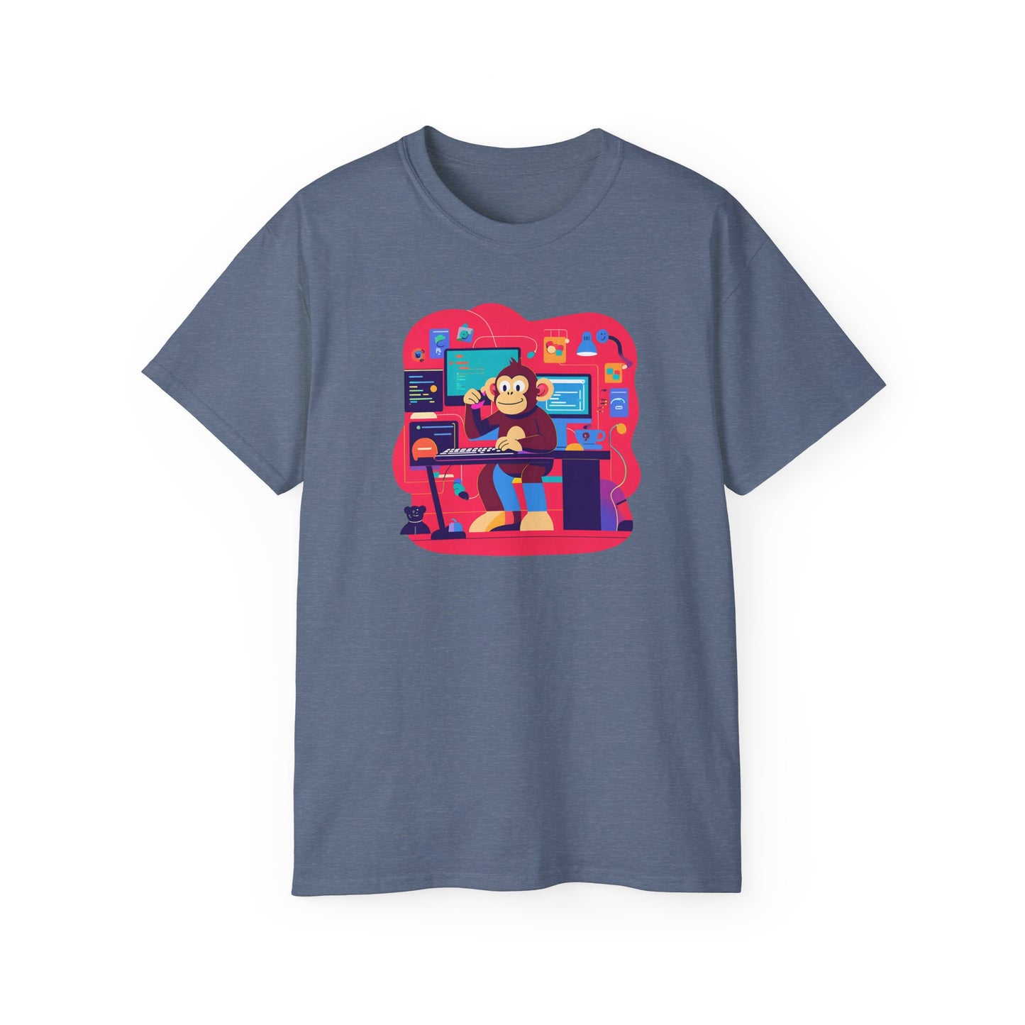 Playful Graphic Tee, Fun Casual Wear, Unique Gift for Gamers, Creative Illustration T-Shirt, Unisex Cotton Shirt, Birthday Present, [...]