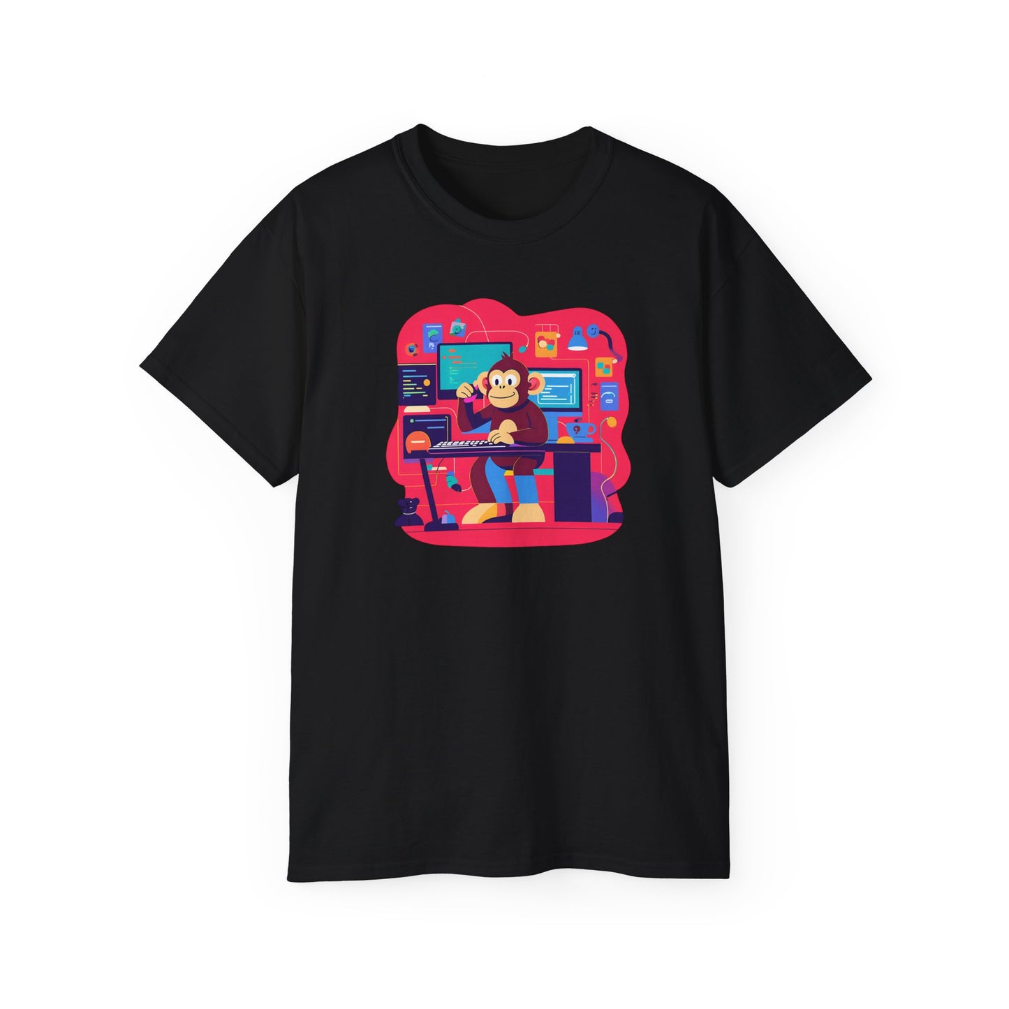 Playful Graphic Tee, Fun Casual Wear, Unique Gift for Gamers, Creative Illustration T-Shirt, Unisex Cotton Shirt, Birthday Present, [...]