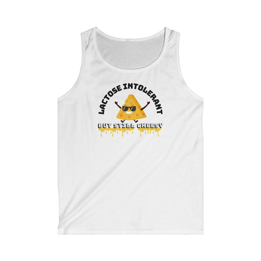 Lactose Intolerant Graphic Tank Top, Funny Tee, Summer Wear, Gift for Food Lovers, Unique Men's Fashion
