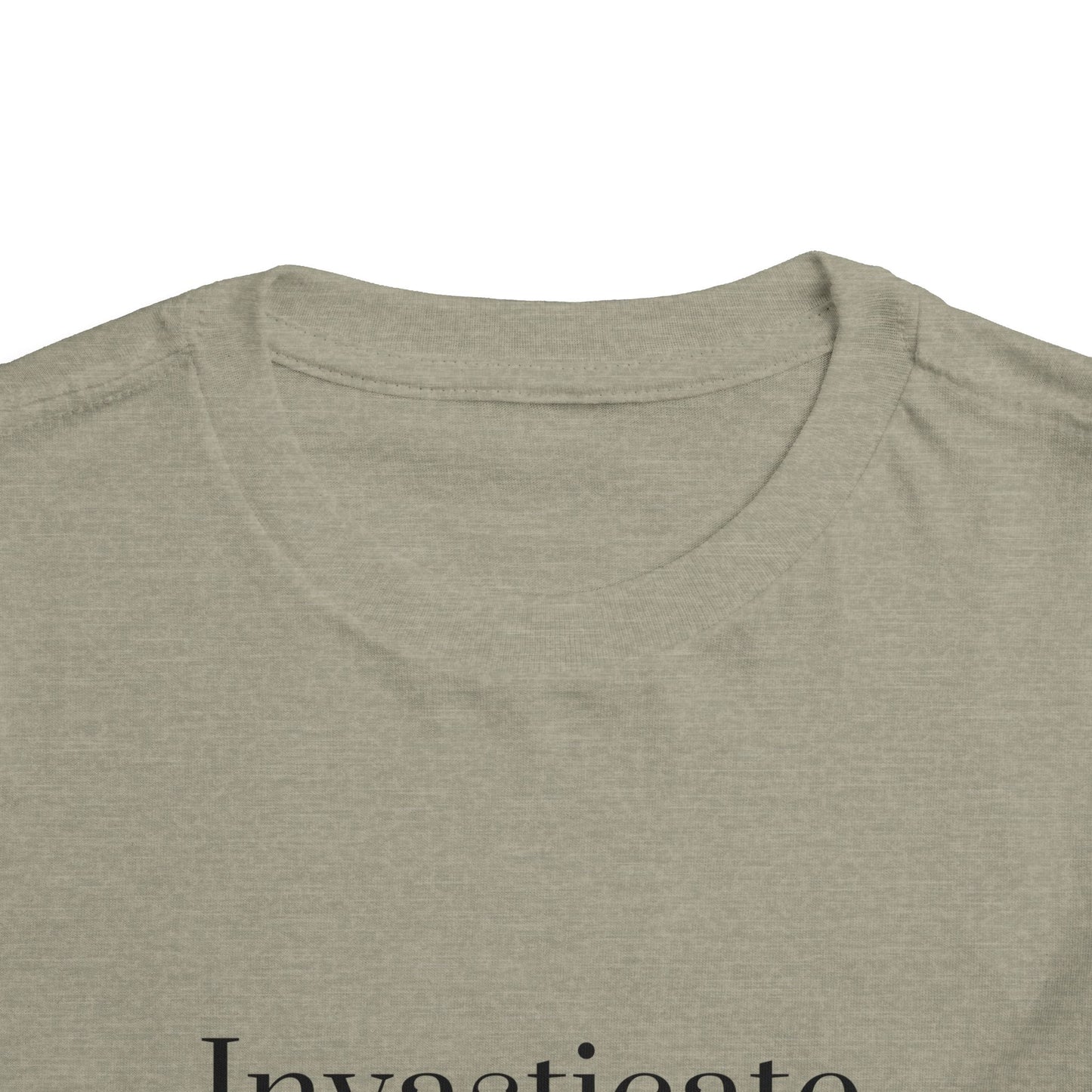Curious Toddler Tee - Cute Short Sleeve Shirt, Kids Gift, Playful T-Shirt, Educational Apparel, Toddler Clothes