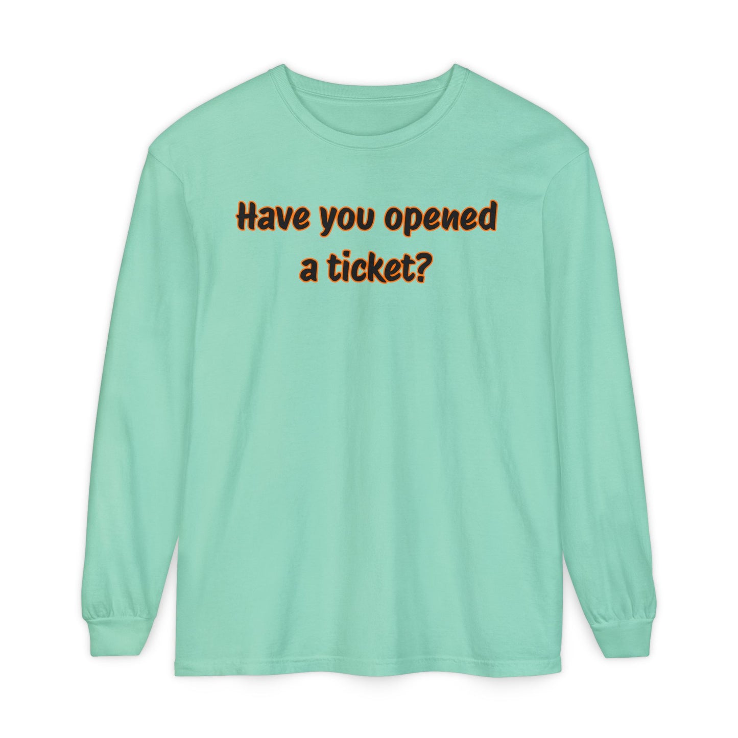 Unisex Garment-dyed Long Sleeve T-Shirt