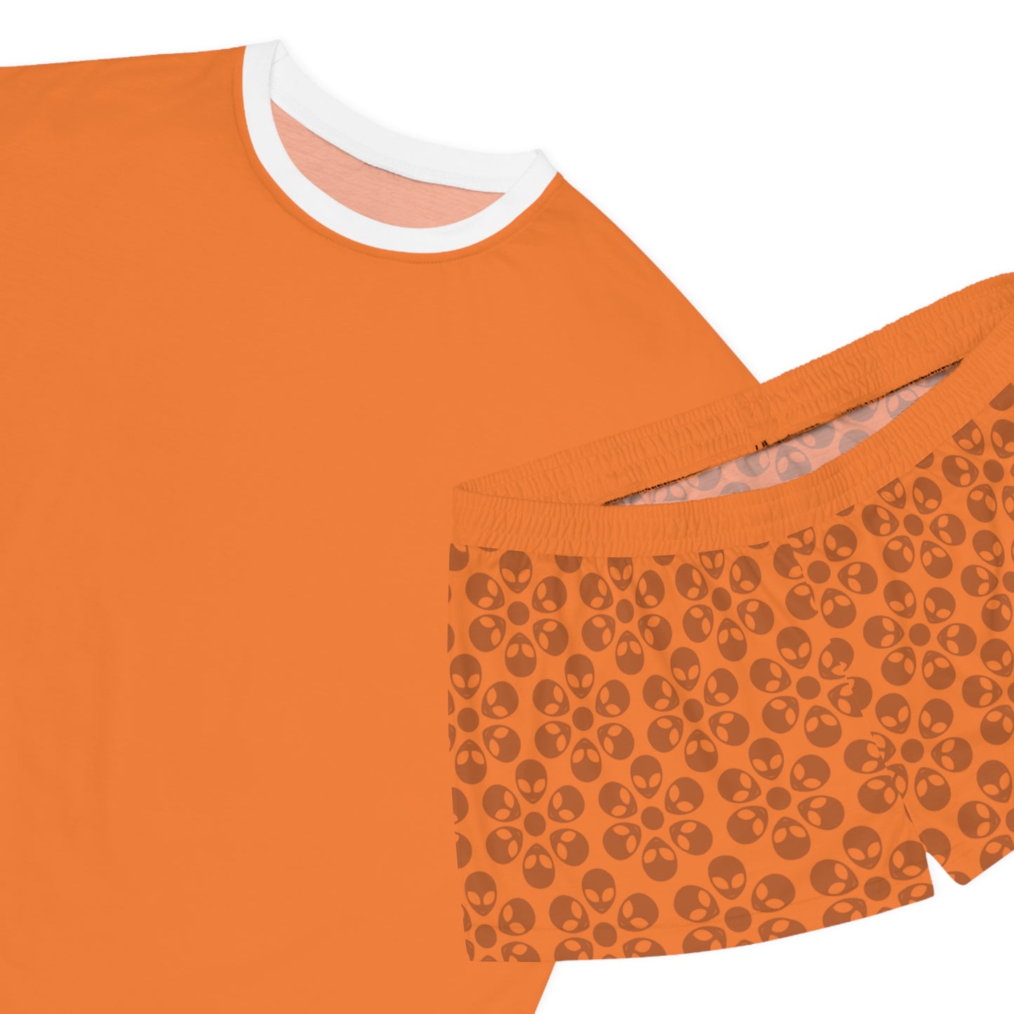 Stylish Womens Pajama Set Cozy Sleepwear AOP Floral Print Perfect for Lounging Gift for Her Summer Nights Relaxation Alien Flowers Crusta