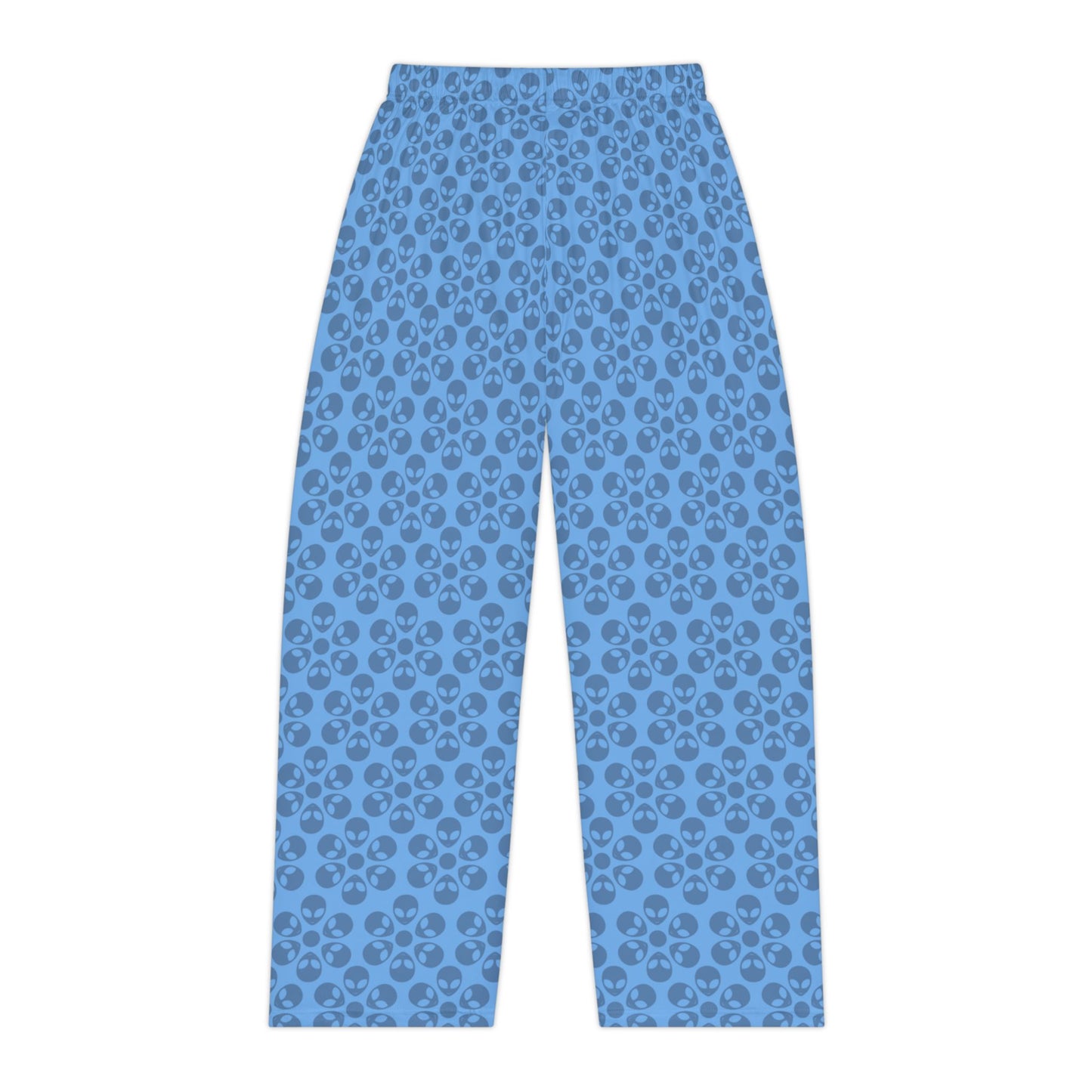 Cozy Floral Womens Pajama Pants Relaxed Loungewear Soft Sleepwear Perfect for Cozy Nights Gift for Her Comfortable Staying In Alien Flowers Light Blue