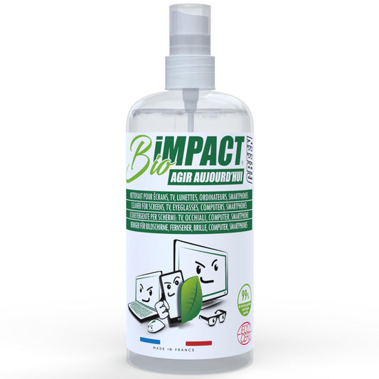 Ecocert Certified Screen Cleaner for Computer, TV, Glasses, Smartphone 500 ml