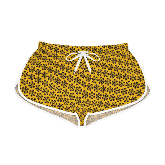 Alien Floral Relaxed Shorts - Yellow