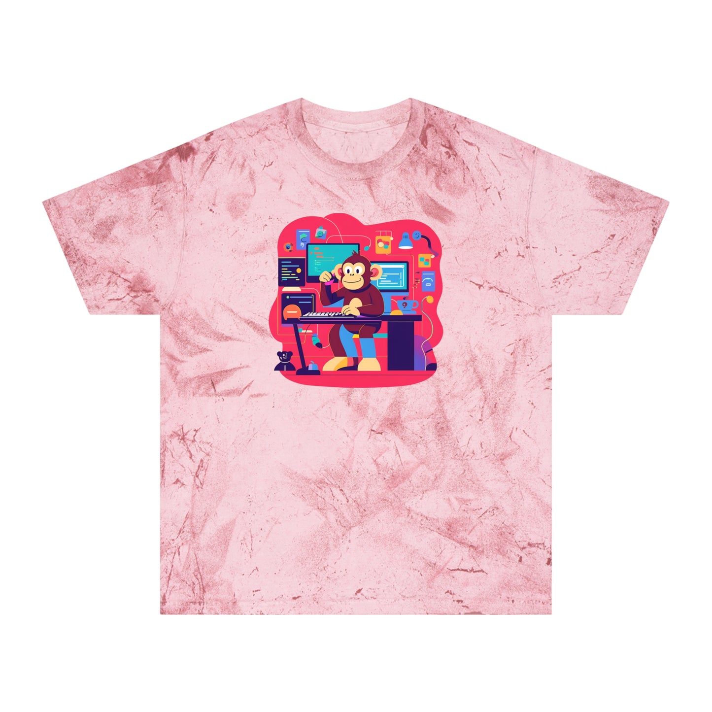 Colorful Gamer T-Shirt | Unisex T-Shirt for Tech Lovers, Video Game Merch, Fun Casual Wear, Unique Gift for Gamers
