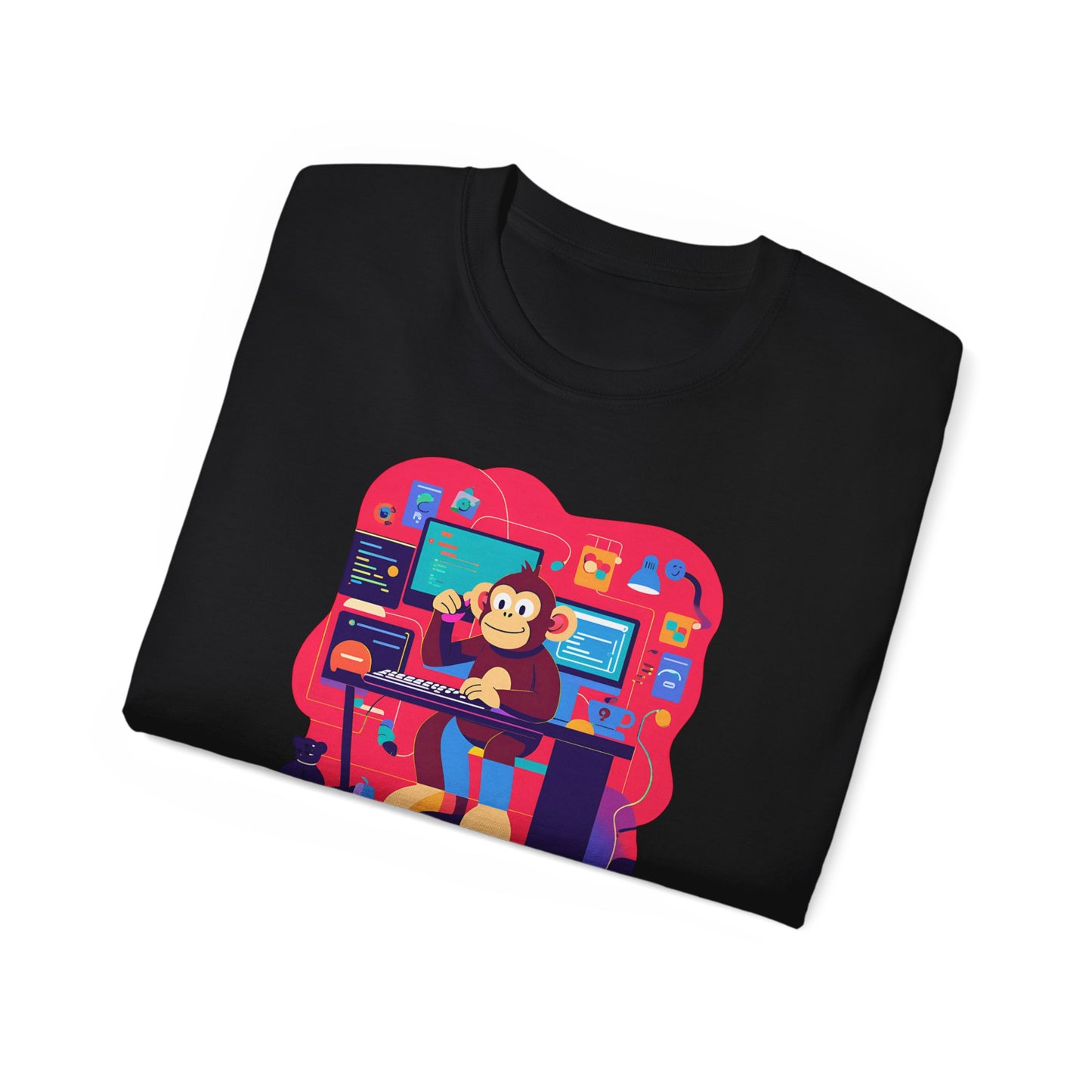 Playful Graphic Tee, Fun Casual Wear, Unique Gift for Gamers, Creative Illustration T-Shirt, Unisex Cotton Shirt, Birthday Present, [...]