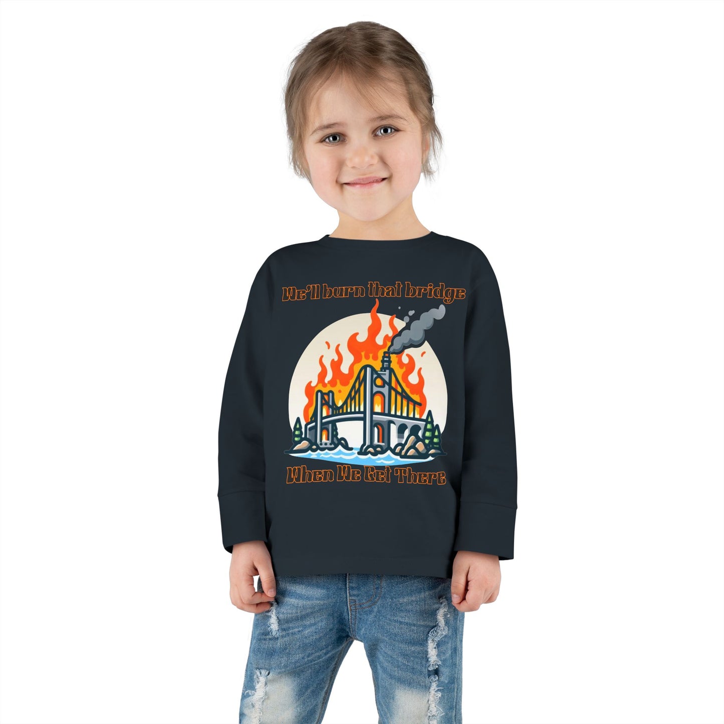 Funny Toddler Long Sleeve Tee - Kids Graphic Shirt, Cute Gift for Birthdays, Playtime, Celebrations, Everyday Wear