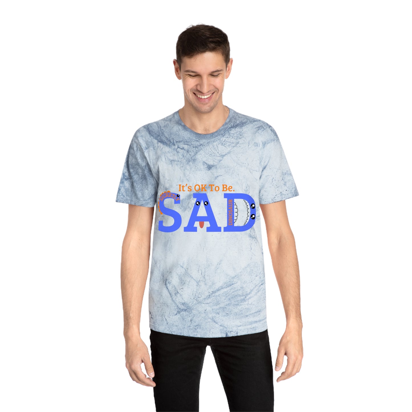 Unisex Color Blast T-Shirt, Comfort Tee, Mental Health Awareness Shirt, Casual Wear, Gift for Friends, Self-Care Fashion