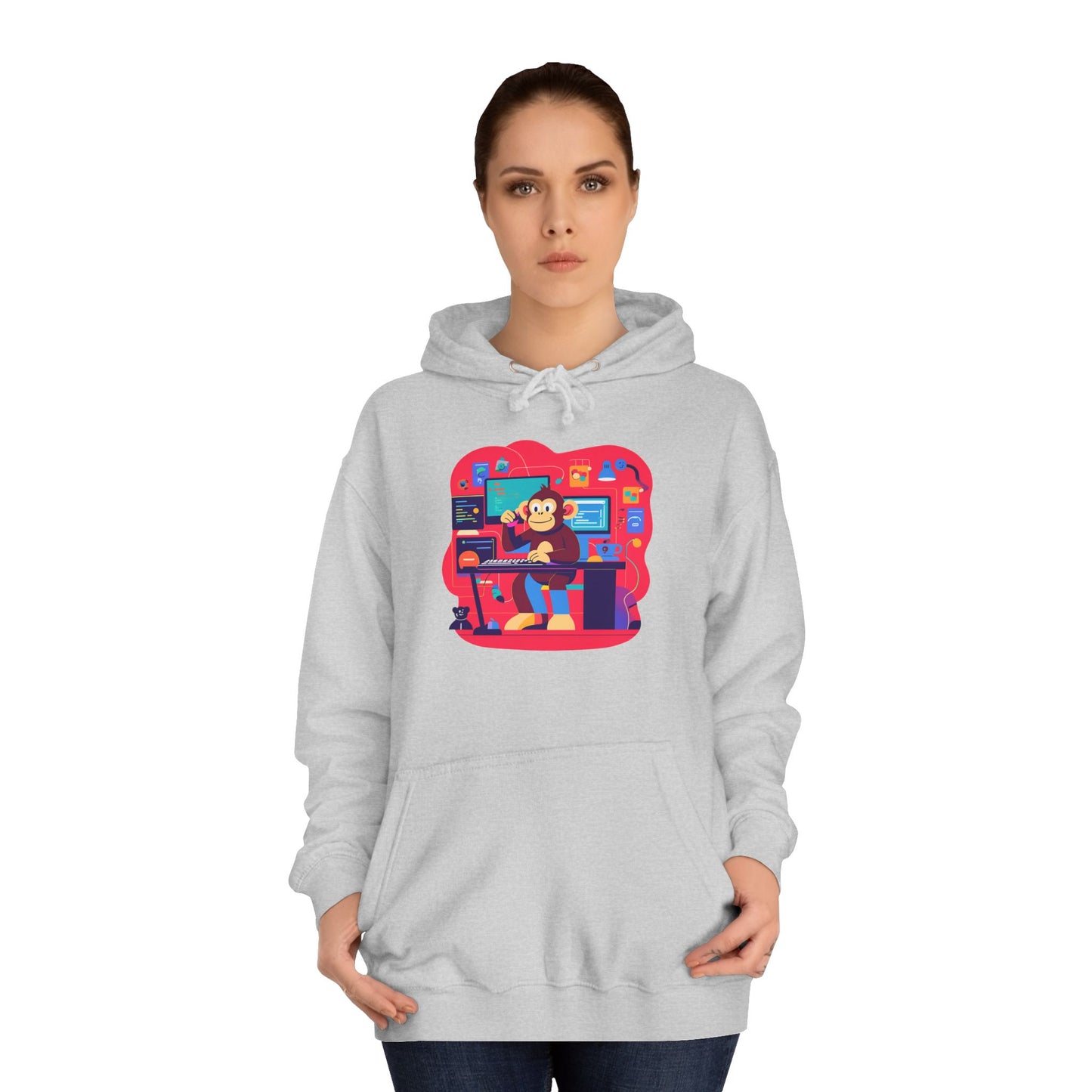 Colorful College Hoodie, Unisex Sweatshirt, School Spirit Wear, Gift for Students, Cozy Campus Apparel, College Graduation Gift